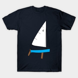 Penguin Dinghy Sailboat T-Shirt